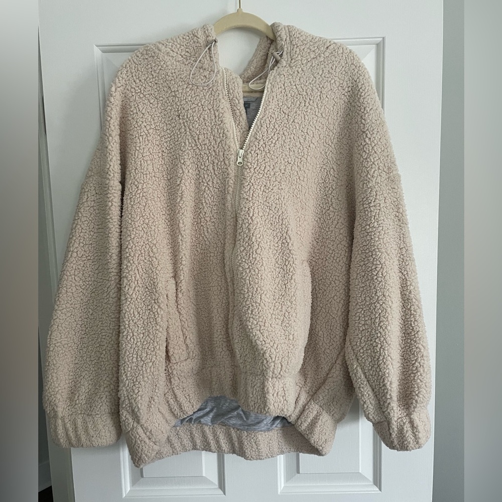 Aerie Sherpa jacket zip up